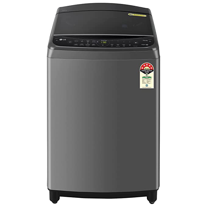 LG 10 Kg 5 Star Inverter Wi-Fi Fully-Automatic Top Load Washing Machine ( Middle Black, AIDD Technology)