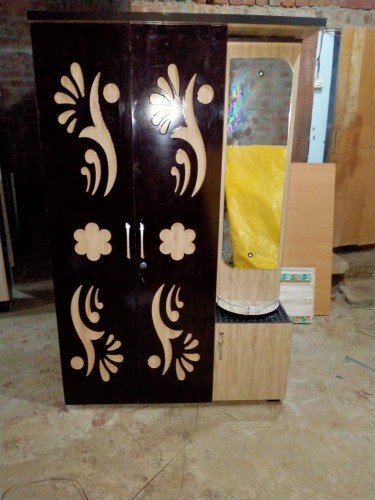 ALMARI CUM DRESSING 72X48X18o(COLOUR -WENGE)