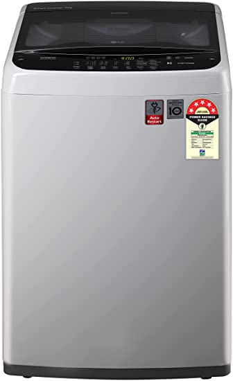 LG 7 kg Inverter Fully-Automatic Top Loading Washing Machine ( Middle Free Silver)